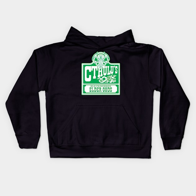 Cthulu's old fashioned elder gods (wendy's parody) Kids Hoodie by GodsBurden